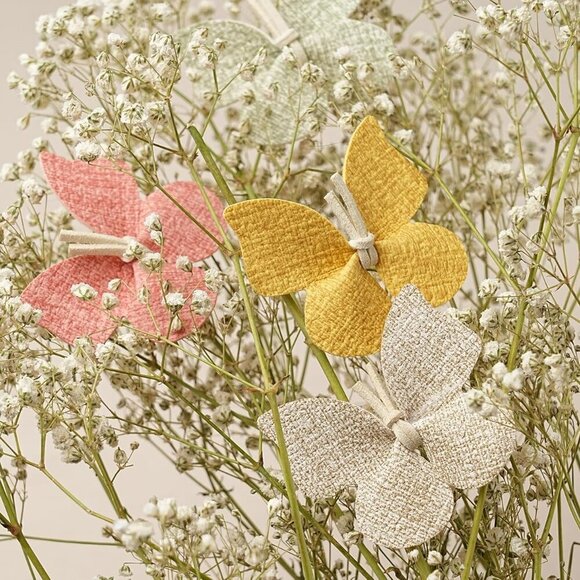 Butterfly Hair Clips Leather Bow Alligator Hair Accessories for Girls Women main image 6